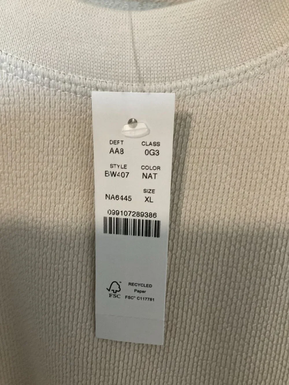 Men's JCrew Long-sleeve textured sweater-tee XL